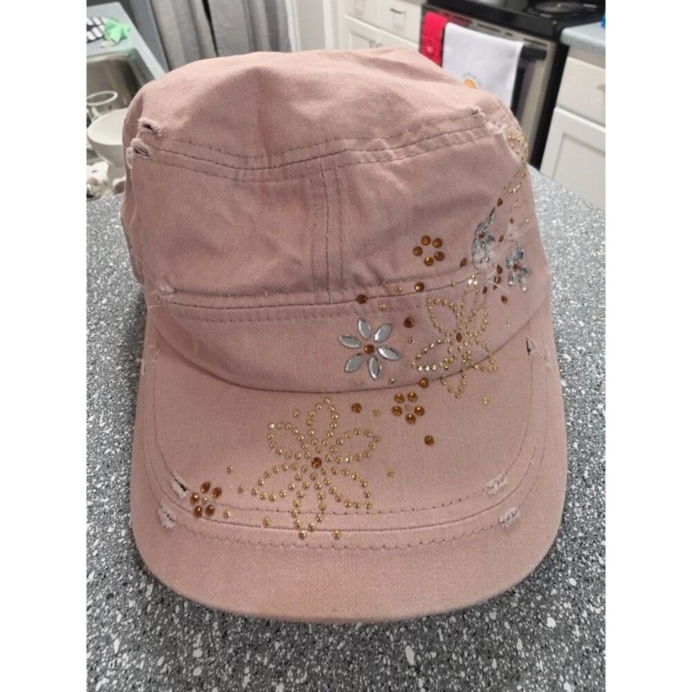 Vintage cotton y2k military hat